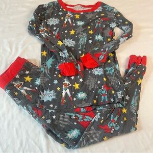 Little Sleepies DC Comics Bamboo Pajama Set Batman Superman Wonder Woman 4T
